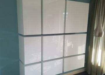 Wandkast "9 kubussen"